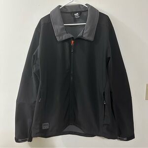 Helly Hansen Kensington Softshell Jacket Black Size 2XL XXL‎ Workwear Fleece